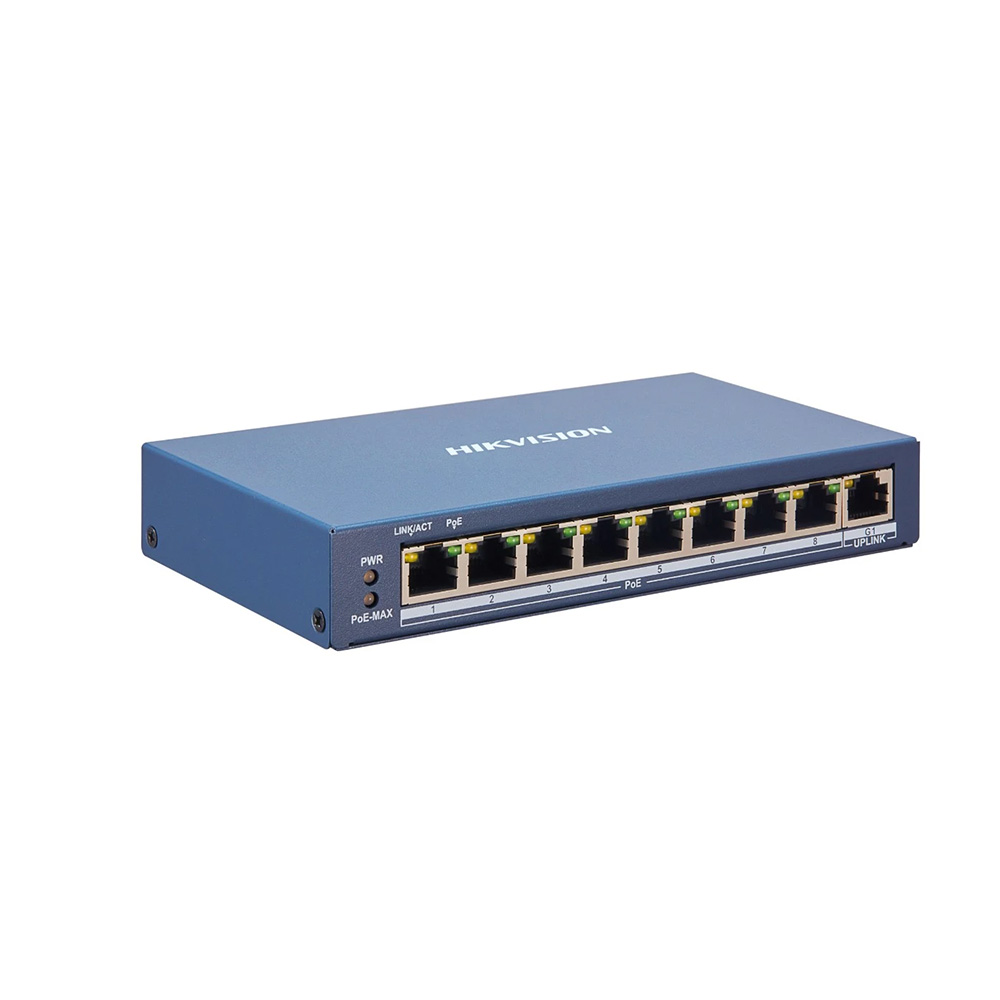 Hikvision DS-3E1309P-EI 8 Port Fast Ethernet Smart PoE Switch